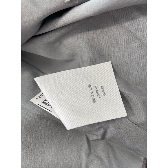 TWRHLL by Christie Brinkley Brushed Faux Melton Jacket Size 1XP Fringe Trim Gray - Picture 4 of 6